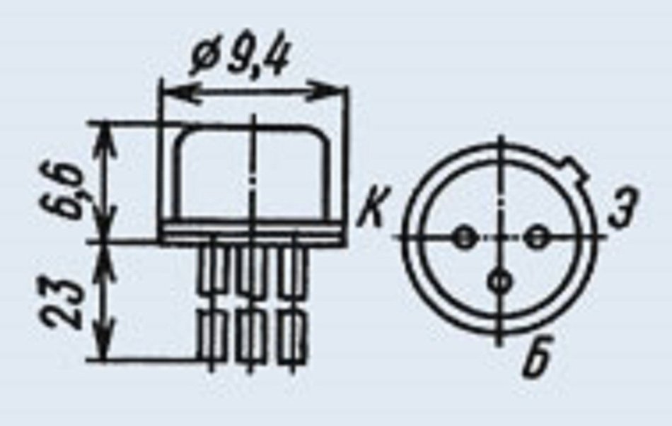 Transistor silicon military KT830B (2T830B) analogue SML3552, 2N423 USSR 2 pcs N2