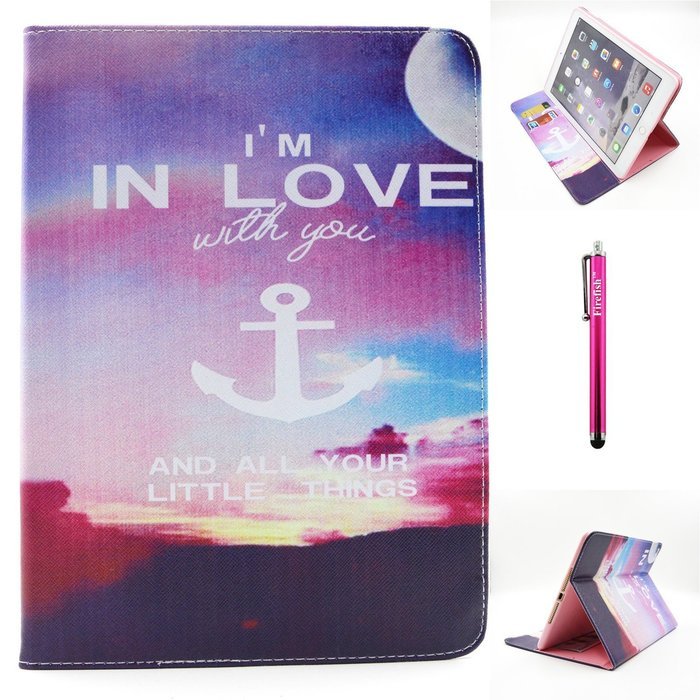 iPad Mini 1/2/3 Case, Firefish High Quality PU Leather Wallet Case [Card Pockets] and Kickstand Feature Case for... N477