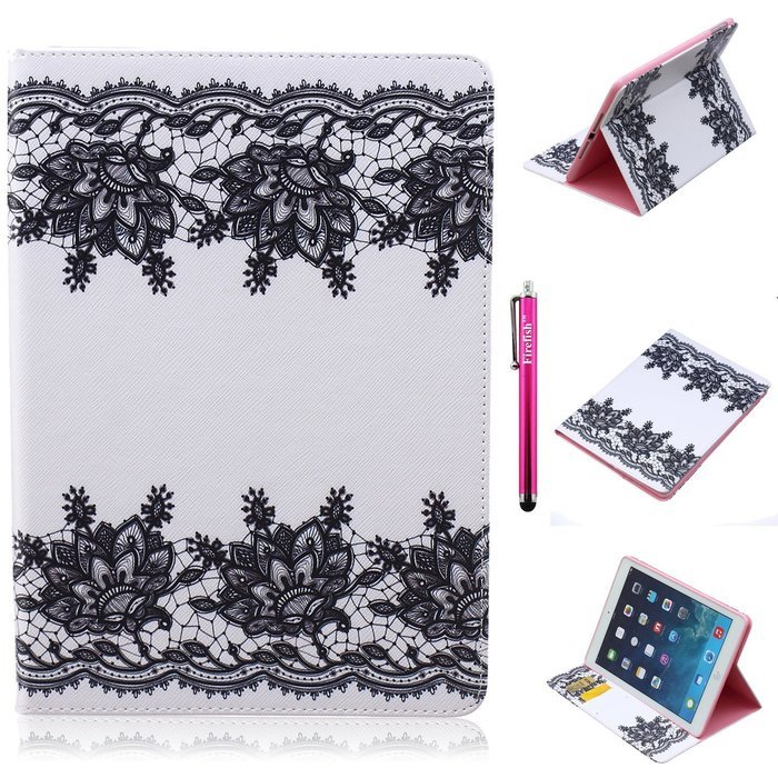 iPad Mini 1/2/3 Case, Firefish High Quality PU Leather Wallet Case [Card Pockets] and Kickstand Feature Case for... N482