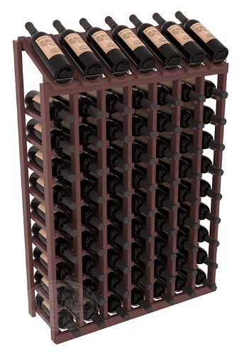 Wine Racks America Ponderosa Pine 7 Column 10 Row Display Top Kit. 13 Stains to Choose From! N6