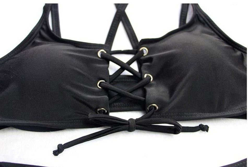 HOT Sale!Canserin Women Sexy Bandage Push-up Padded Bikini Set N2