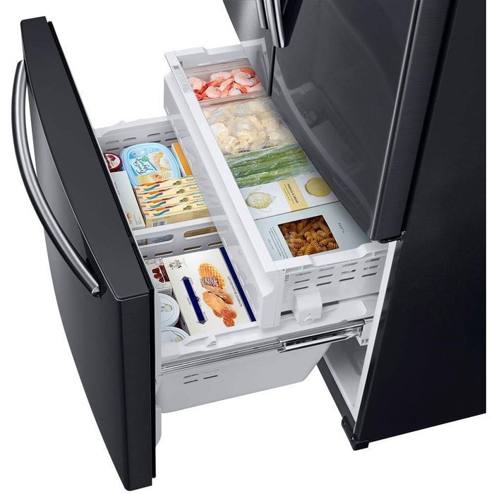Samsung 25 Cu. Ft. Black Stainless Steel French Door Refrigerator N2
