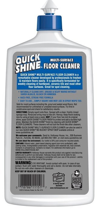 Quick Shine Multi-Surface Floor Cleaner, 27-Ounce