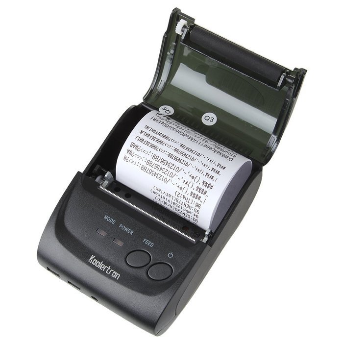 Koolertron USB And Bluetooth Wireless Mini POS Printer With 58mm Thermal Paper Rolls - 90mm/sec High-speed Printing... N3