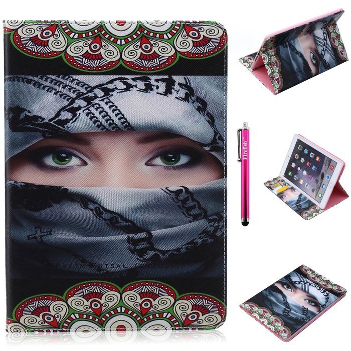 iPad Mini 1/2/3 Case, Firefish High Quality PU Leather Wallet Case [Card Pockets] and Kickstand Feature Case for... N531