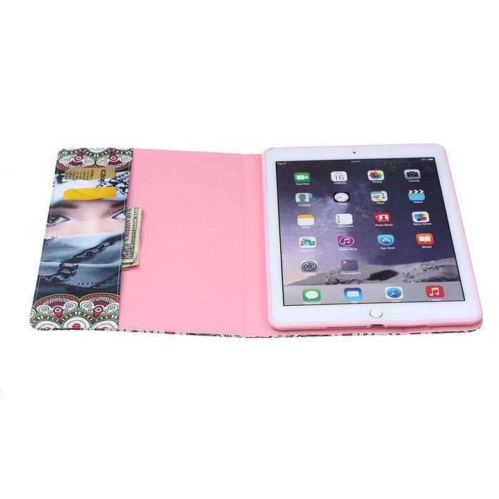 iPad Mini 1/2/3 Case, Firefish High Quality PU Leather Wallet Case [Card Pockets] and Kickstand Feature Case for... N532