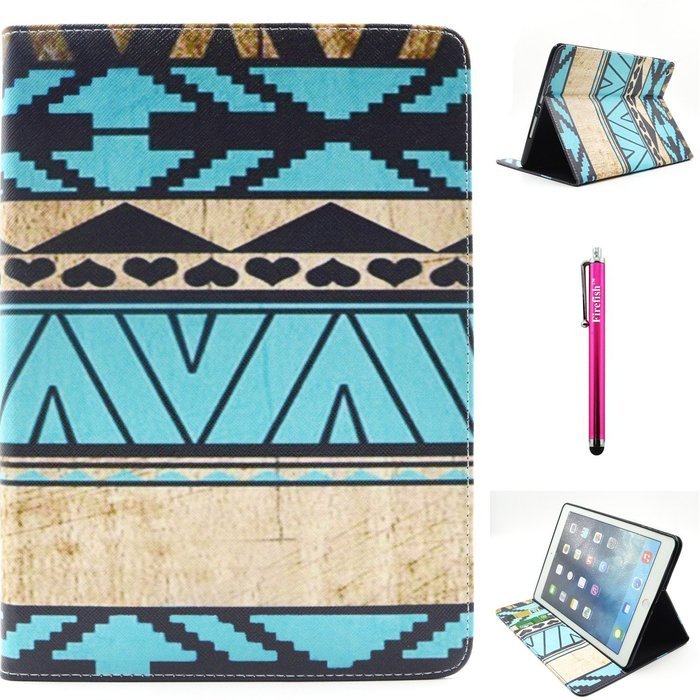 iPad Mini 1/2/3 Case, Firefish High Quality PU Leather Wallet Case [Card Pockets] and Kickstand Feature Case for... N535