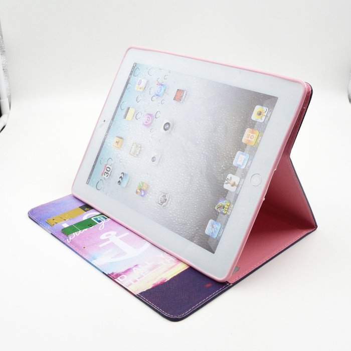 iPad Mini 1/2/3 Case, Firefish High Quality PU Leather Wallet Case [Card Pockets] and Kickstand Feature Case for... N538