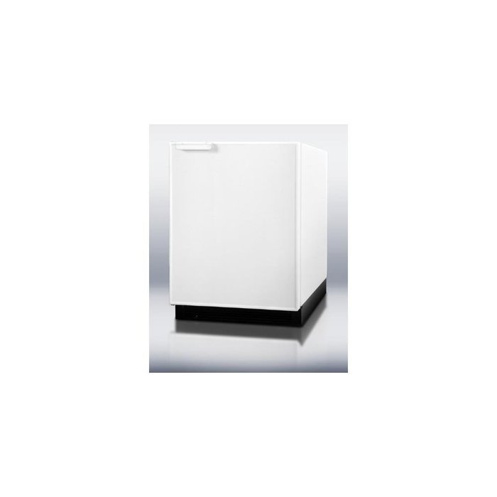 Summit BI605R 24" Built-in Capable Compact Refrigerator-Freezer with 6.1 cu.ft. Capacity Adjustable Wire Shelves... N4