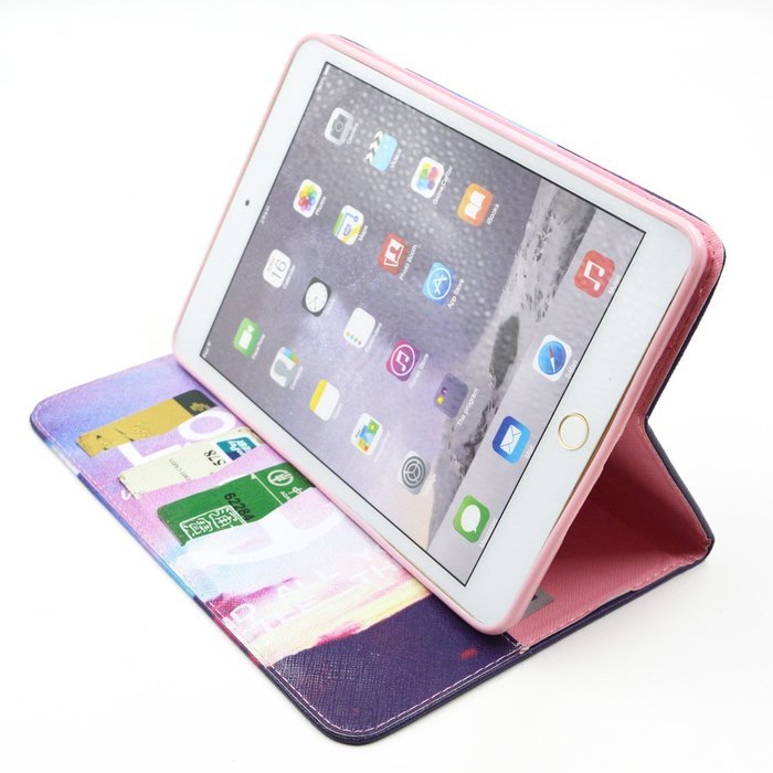iPad Mini 1/2/3 Case, Firefish High Quality PU Leather Wallet Case [Card Pockets] and Kickstand Feature Case for... N540