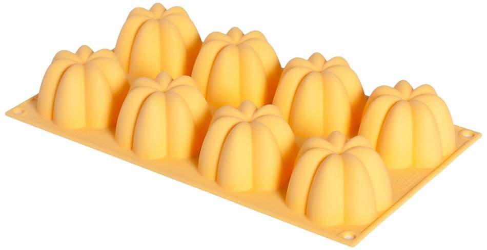 Silikomart Silicone Fancy and Function Bakeware Collection Multi-Shape Cake Pan, Slim Chic N5