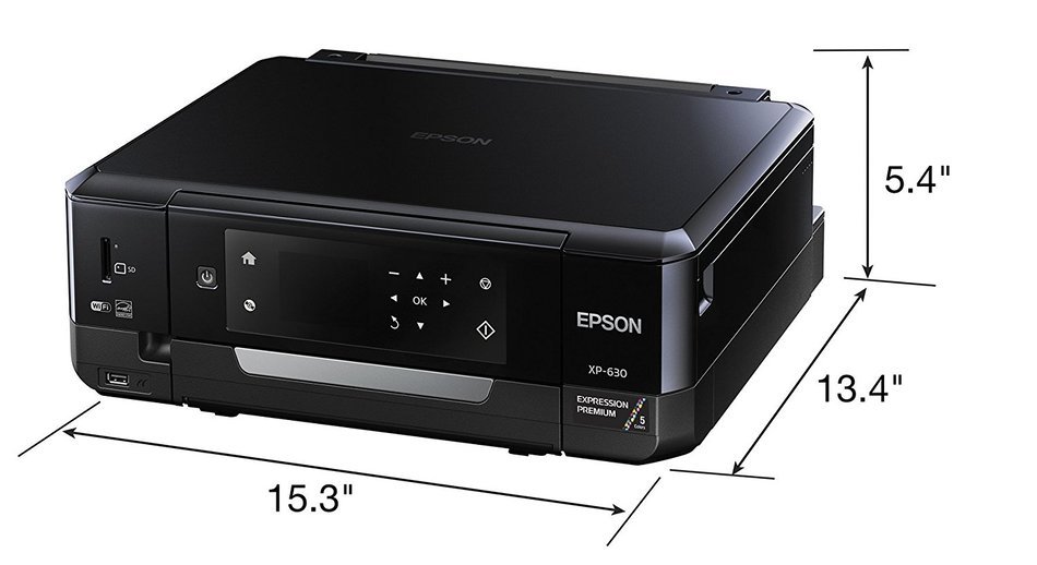 Epson XP-630 Wireless Color Photo Printer with Scanner & Copier (C11CE79201) N3