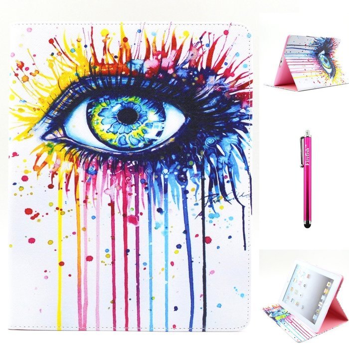 iPad Mini 1/2/3 Case, Firefish High Quality PU Leather Wallet Case [Card Pockets] and Kickstand Feature Case for... N545