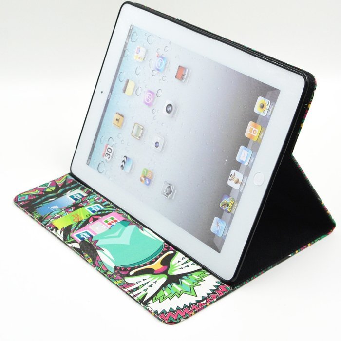 iPad Mini 1/2/3 Case, Firefish High Quality PU Leather Wallet Case [Card Pockets] and Kickstand Feature Case for... N553