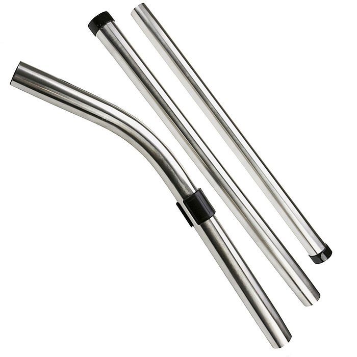 First4Spares Universal Chrome Extension Wand Tubes with Bent Handle for Upright & Canister Vacuum Cleaners - 1...