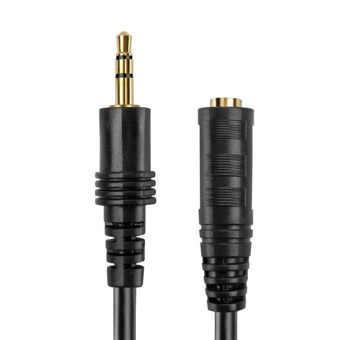 TNP AUX Headphone 3.5mm Extension Cable (3 Feet) - Male to Female Extender Audio Auxiliary Jack Adapter Wire Cord... N7