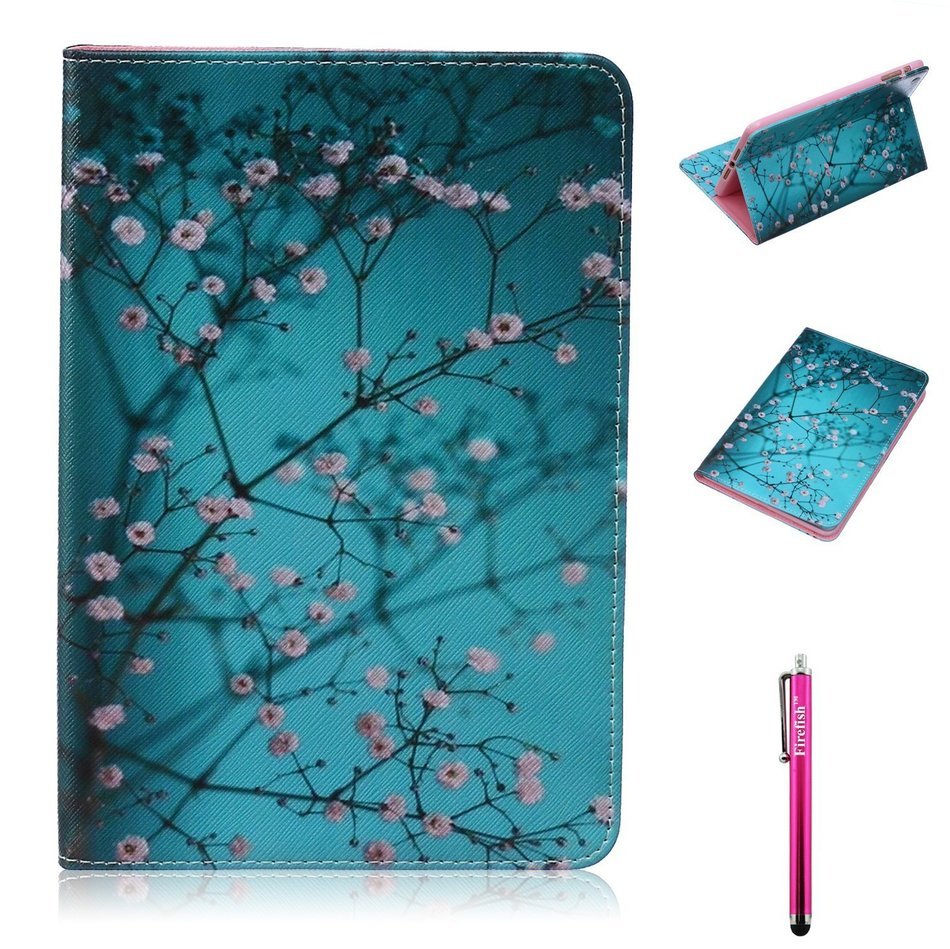 iPad Mini 1/2/3 Case, Firefish High Quality PU Leather Wallet Case [Card Pockets] and Kickstand Feature Case for... N558