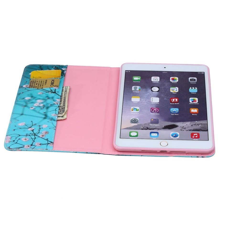 iPad Mini 1/2/3 Case, Firefish High Quality PU Leather Wallet Case [Card Pockets] and Kickstand Feature Case for... N560