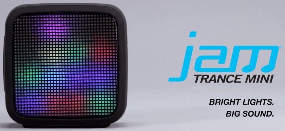 Jam&reg; Trance Mini Wireless Bluetooth&reg; Light Show Speaker Offers a Colorful Way to Listen to Music N3
