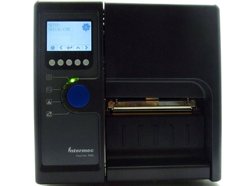 Intermec PD42BJ1100002030 Series PD42 Commercial Printer, Direct Thermal/Thermal Transfer, Graphic Display, 300... N6