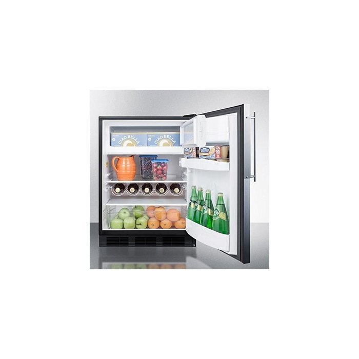 SUMMIT Built-In Undercounter Refrigerator-Freezer For Residential Use N6