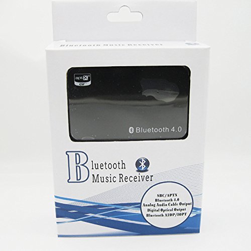 Asunflower Bluetooth Music Receiver Aptx Wireless Bluetooth4.0 Audio Adaptor Digital Optical Coaxial Analog 3.5mm... N3