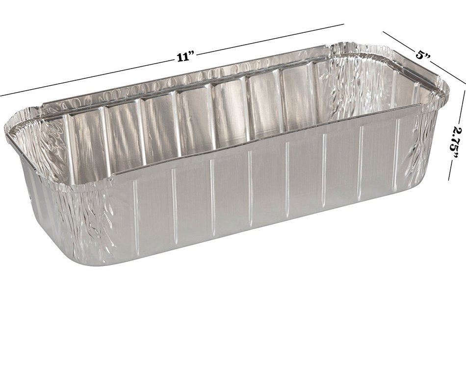 Paksh Disposable Aluminum Loaf Pans (Pack of 50) - Bread Tin Suitable as Baking Pan for Brownies, Pound Cakes,... N3
