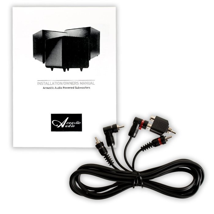 Acoustic Audio HD-SUB10-CHERRY 10-Inch HD Series Front Firing Subwoofer (Cherry) N5