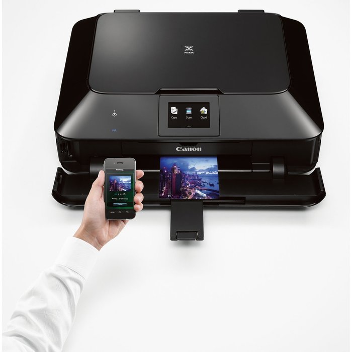 Canon PIXMA MG7120 Wireless Color Photo All-In-One Printer, Mobile Smart Phone and Tablet Printing, White N12