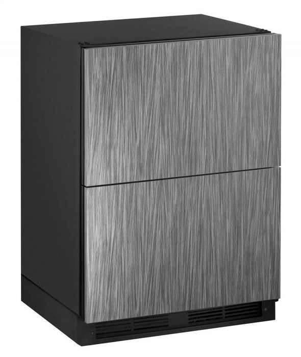 U-Line U1224DWRINT00A Built-in Refrigerator Drawers, 24", Stainless Steel N2