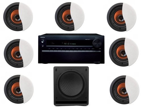 Klipsch CDT-5800-CII In-Ceiling System #5 and Onkyo TXNR828