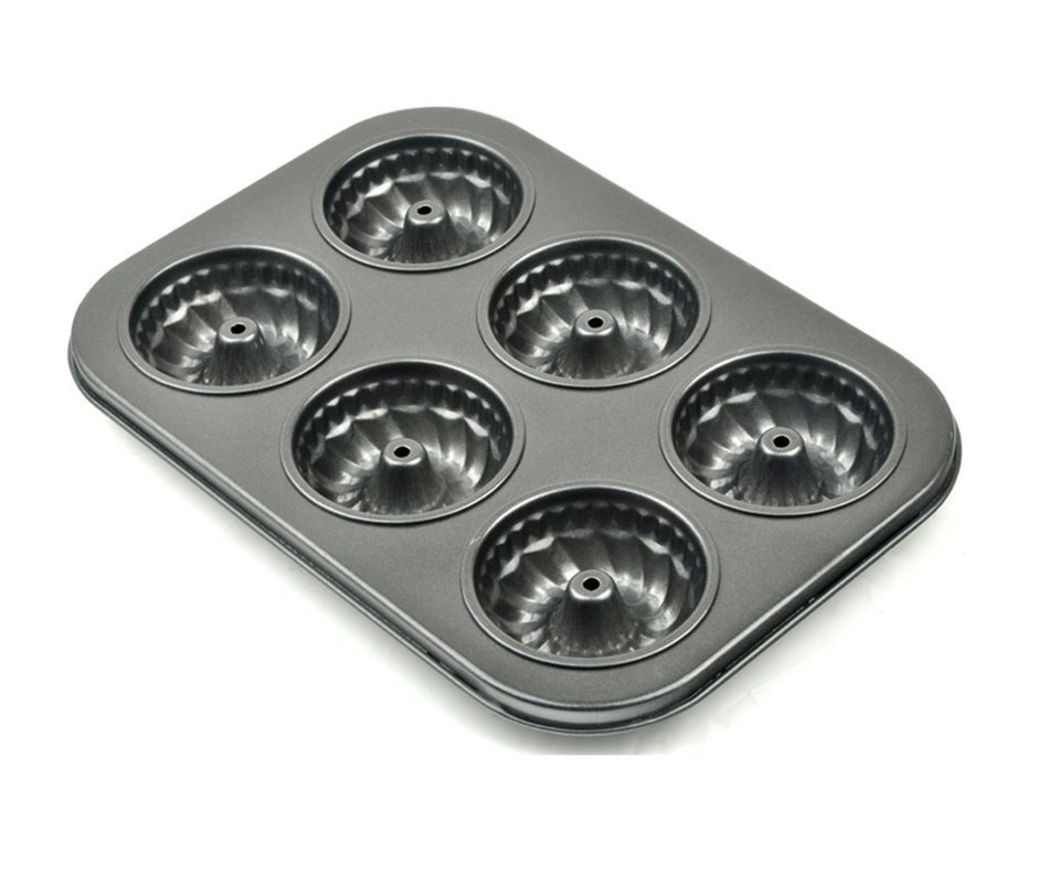 Fluted 6-Cavity Non-Stick Pan