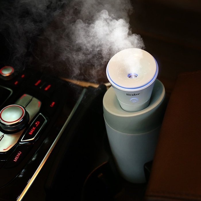 ELENKER Portable Cool Mist Water Humidifier with Auto Shut-off, USB Cabel( Blue ) N3