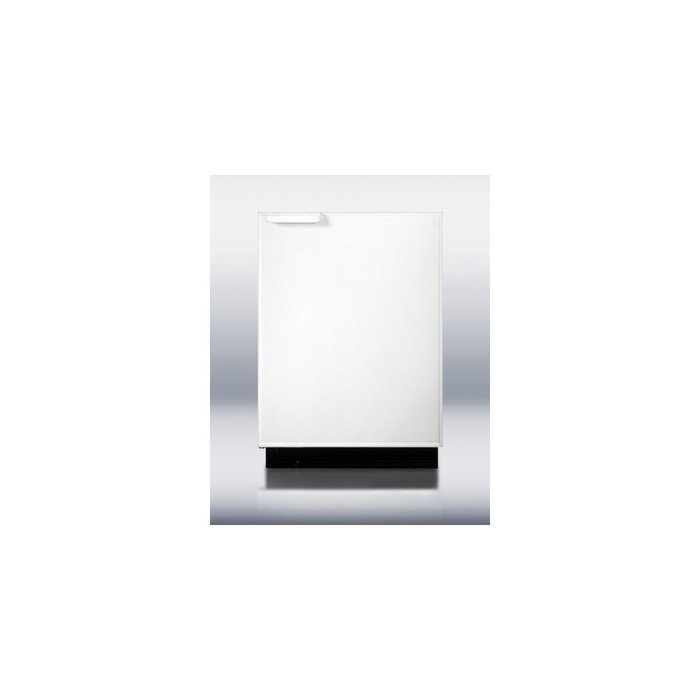 Summit BI605R 24" Built-in Capable Compact Refrigerator-Freezer with 6.1 cu.ft. Capacity Adjustable Wire Shelves... N5