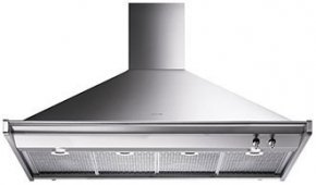 Smeg KD120XU 48" Classic Series Opera Wall Hood with 770 CFM 2 Halogen Lights Stylish Ergonomic Control Knobs... N3