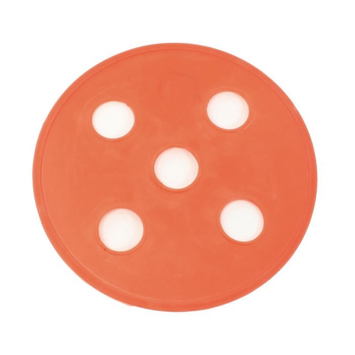 Plastic Soft Clothes Dryer Cover for Washing Machine 19cm Dia Orange