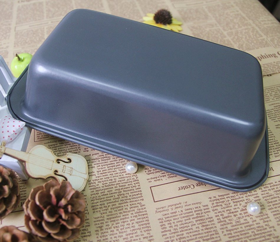 Meleg Otthon Professionaln Heavy Duty Bread Loaf Pan Nonstick, Perfect Meatloaf Pan Stainless,Square Bakeware... N5