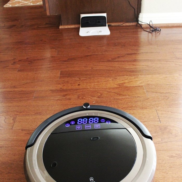 Infinuvo Hovo&reg; 710 Pet Series Robotic Vacuum with HEPA Filter, UV Lamp, Virtual Blocker, Charging Base and Scheduler N3