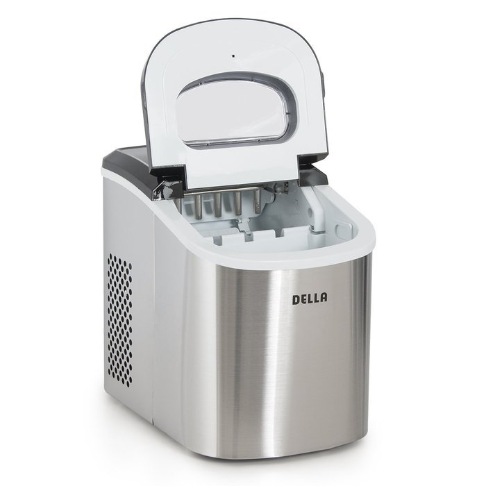 Della Portable Ice Maker Easy-Touch Buttons Digital 2 Selectable Cube Sizes - Up To 26 LBS of Ice Daily N32