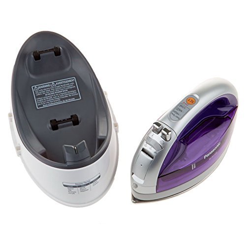 Panasonic 360 Freestyle Cordless Iron with Carrying Case PURPLE