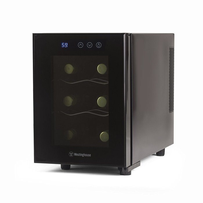 Westinghouse WWT080TB Thermal Electric 8 Bottle Wine Cellar with Touch Panel Adjustable Thermostat and Digital... N10