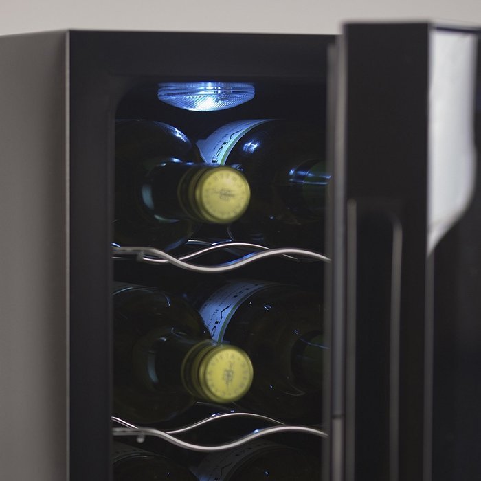Westinghouse WWT080TB Thermal Electric 8 Bottle Wine Cellar with Touch Panel Adjustable Thermostat and Digital... N11