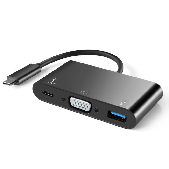 TNP USB Type C to HDMI Adapter - USB-C 3.1 Male to HDMI Female High Speed Ultra HD UHD 4K 1080P Video Audio AV... N34