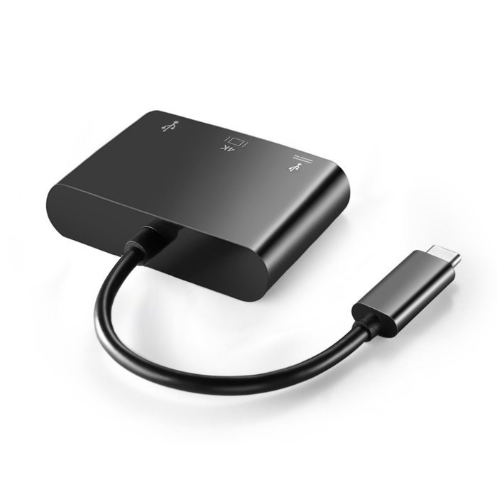TNP USB Type C to HDMI Adapter - USB-C 3.1 Male to HDMI Female High Speed Ultra HD UHD 4K 1080P Video Audio AV... N38
