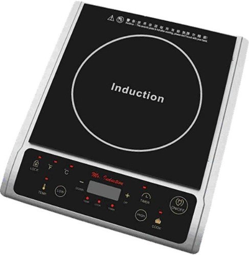 Sunpentown 1,300W Induction Cooktop, Silver N2