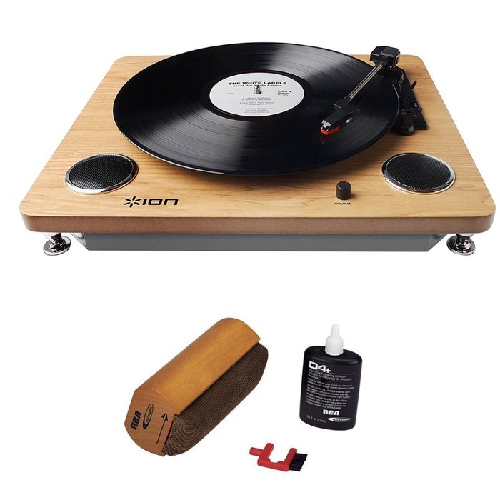 Ion Audio Archive LP IT53L USB Turntable With RCA Turntable Cleaning System