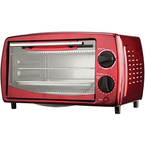 New BRENTWOOD TS-345R 4-Slice Toaster Oven