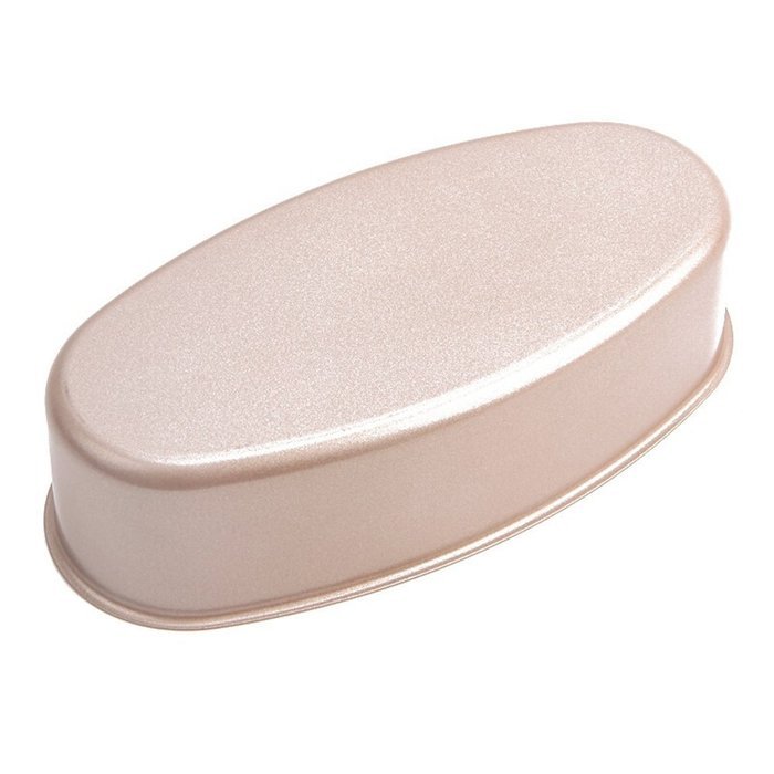 MyLifeUNIT Oval Cheese Cake Mold, Non Stick Oval Cake Pan N2