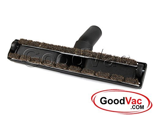 Deluxe 12" Hardwood Floor Tool with Natural Horsehair Brush Bristles use with Rainbow, Kirby, Miele and More.