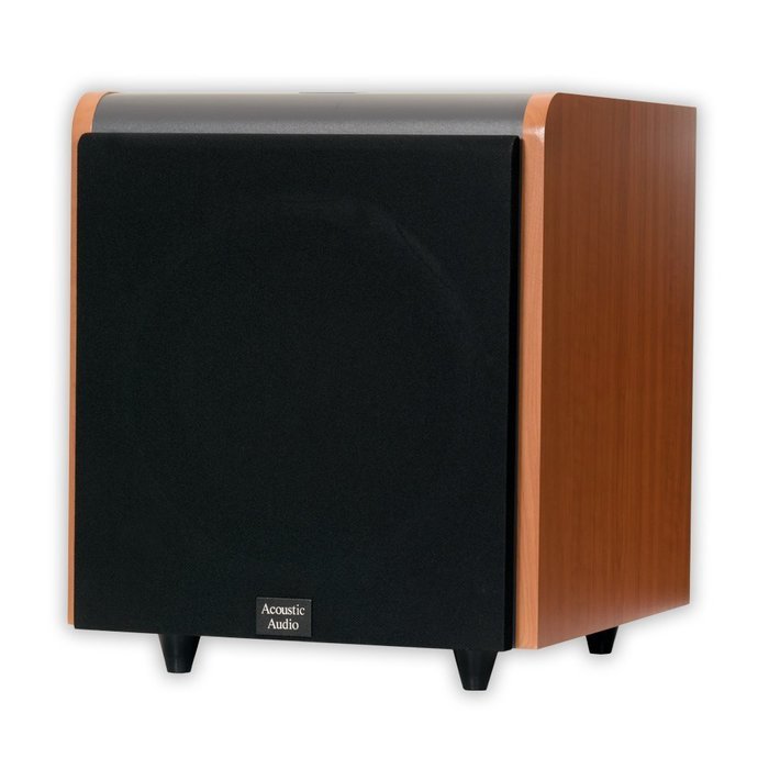 Acoustic Audio HD-SUB10-CHERRY 10-Inch HD Series Front Firing Subwoofer (Cherry) N8